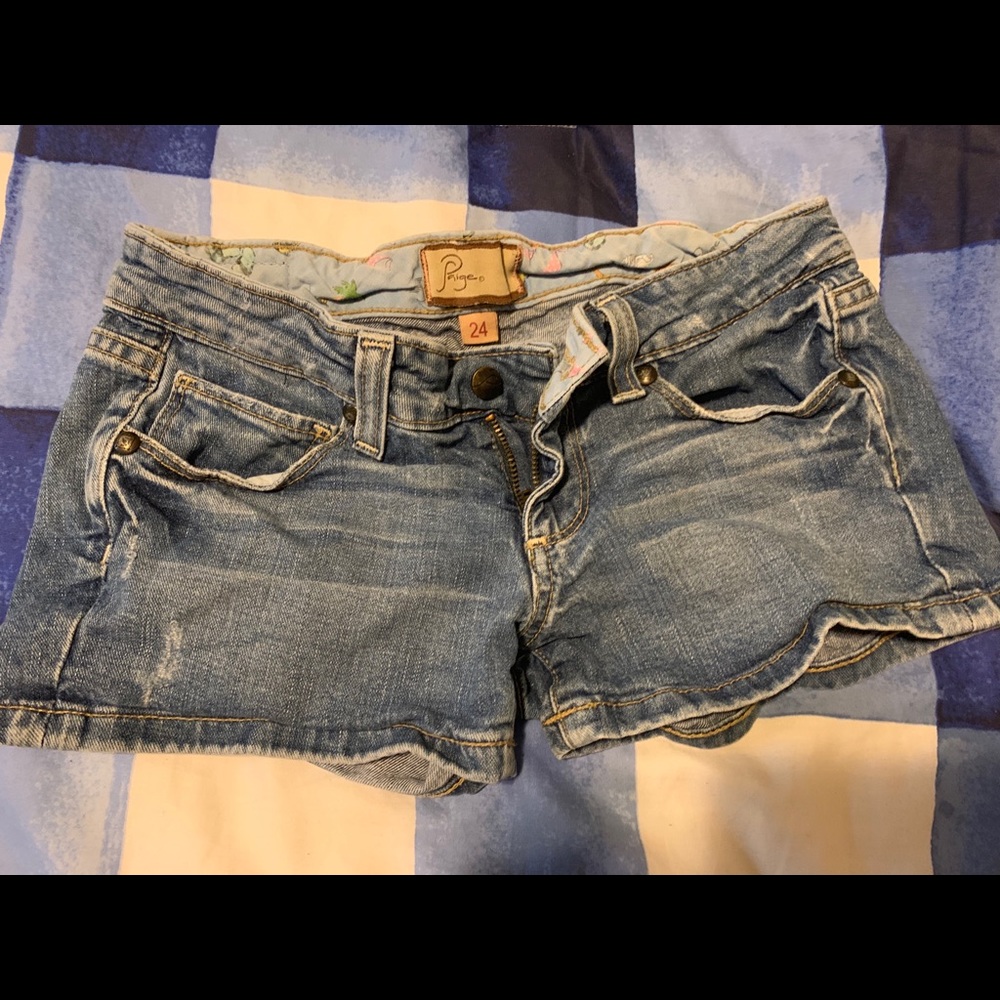 Paige denim shorts 24
